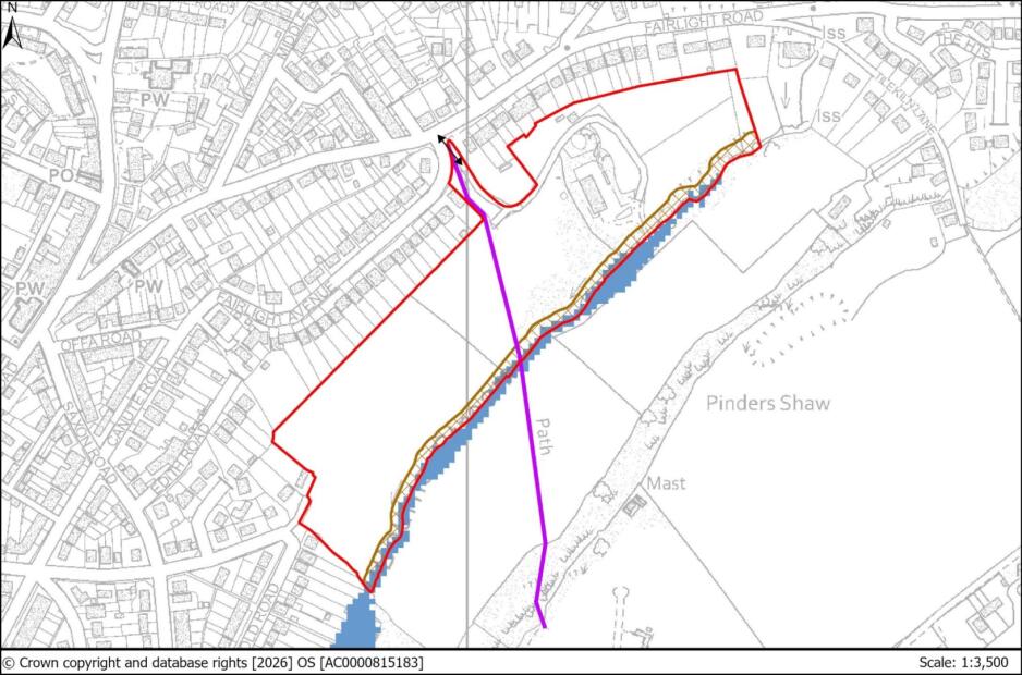 Map of Land at Tilekiln Farm