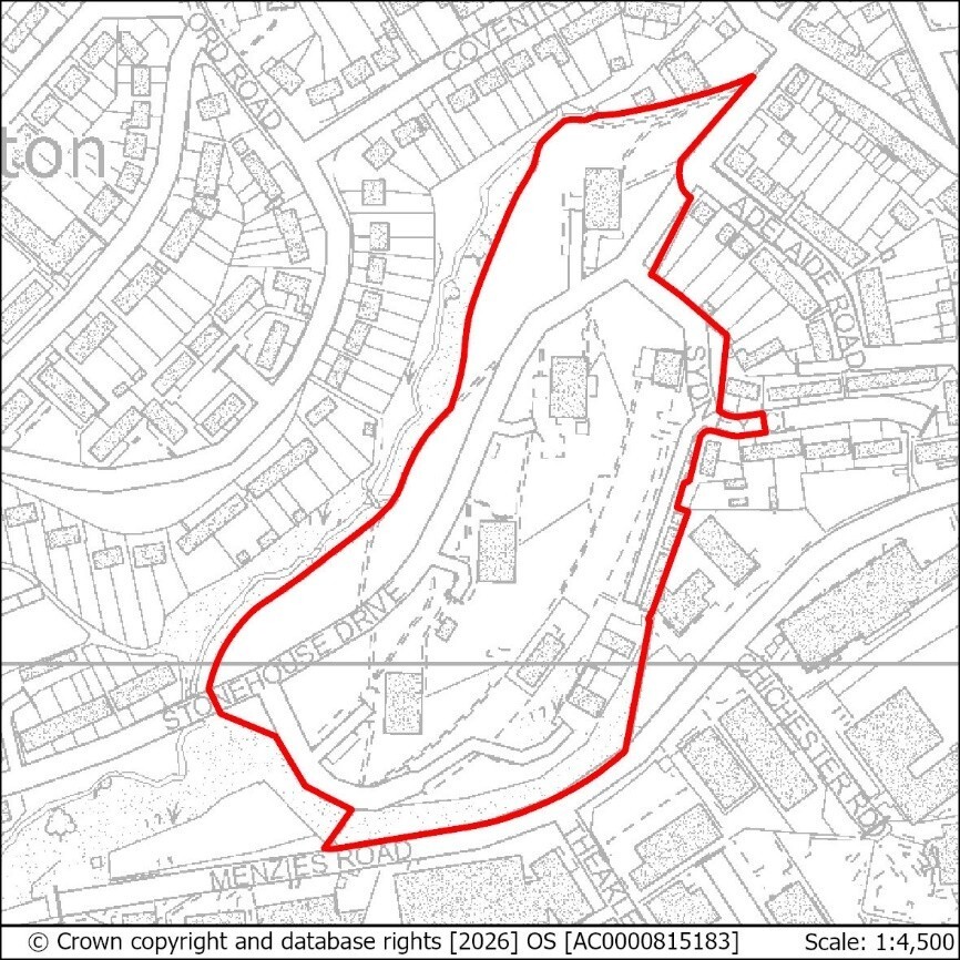A thumbnail image of Site of Four Courts, Stonehouse Drive